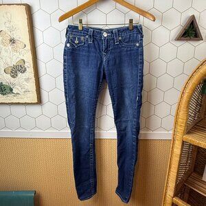 True Religion Skinny Dark Wash Jegging  – Dark Wash - Size - 26